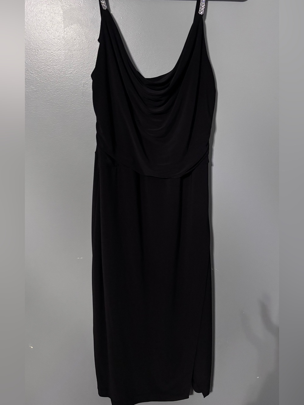 Black Cowl Neck Women’s Dress